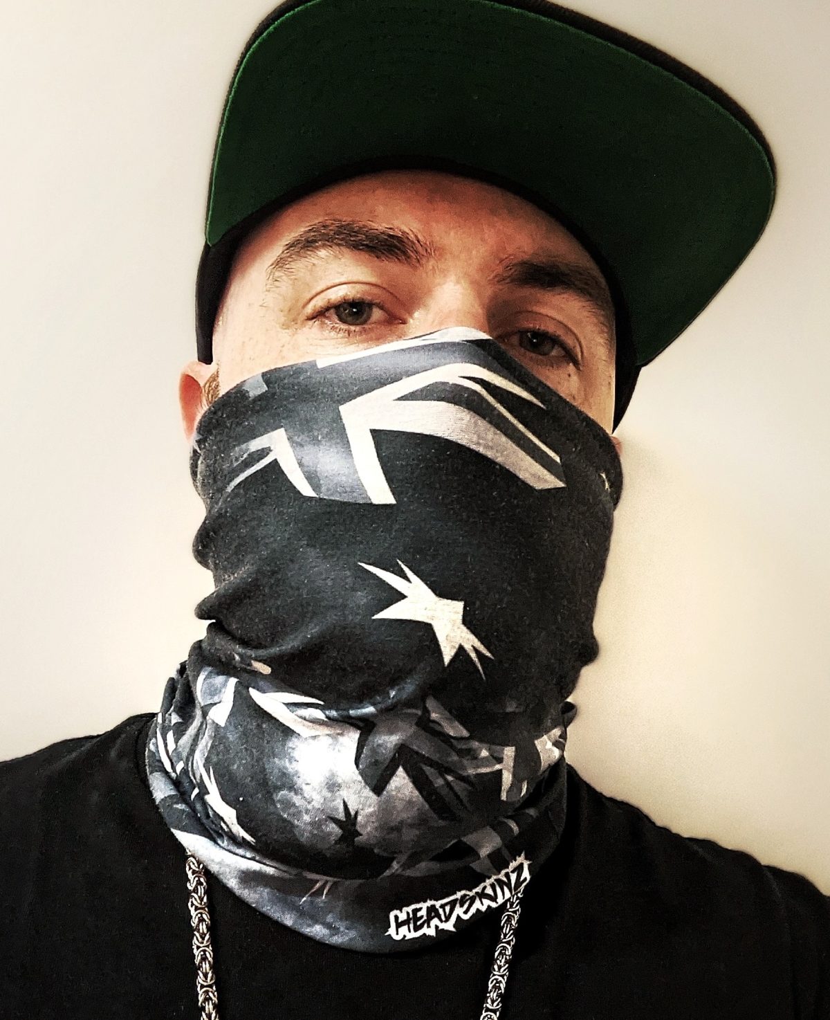 Australian Flag 'Blacko' - Face Bandana Australia | Headskinz